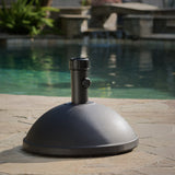 55lb Black Dome Concrete Umbrella Holder - NH681692