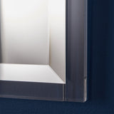 Rectangular Wall Mirror with Clear Acrylic Frame - NH625303