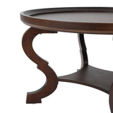 Finished Faux Wood Circular Coffee Table - NH372303