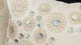 18-inch Embroidered Paillette Beading Throw Pillows (Set of 2) - NH229732