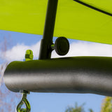 Outdoor Hanging Chair with Green Cushion - NH608592