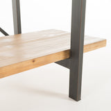 Industrial 4 Shelf Firwood Bookcase - NH354892