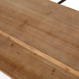 Industrial 4 Shelf Firwood Bookcase - NH354892