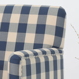 Eve Tufted Fabric Club Chair