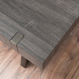 Black Oak Wood Coffee Table - NH789992