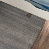 Black Oak Wood Coffee Table - NH789992