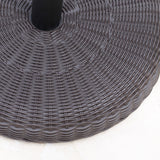 45lbs Brown Resin and Iron Round Umbrella Base - NH714003