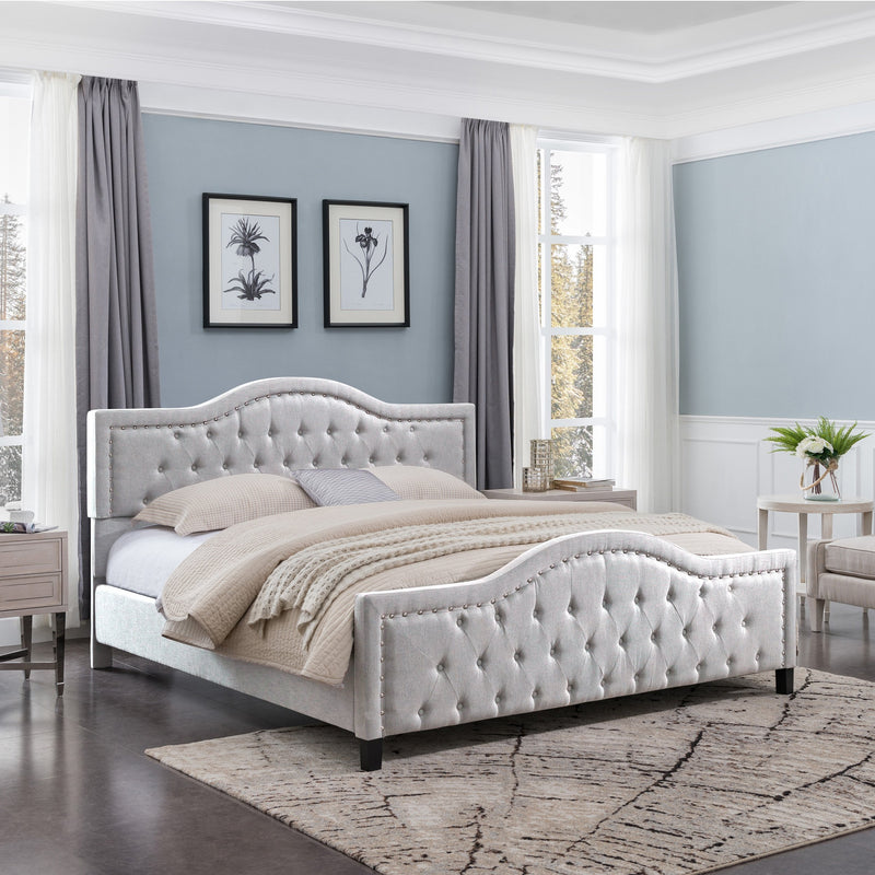 Fully-Upholstered Traditional Bed Frame - NH977503