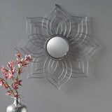 Floral Finished Wall Mirror - NH880203