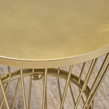 Outdoor 16 Inch Iron Side Table - NH921403