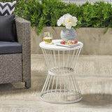 Outdoor 16 Inch Iron Side Table - NH921403
