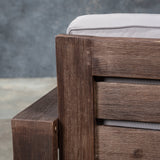 Outdoor Acacia Wood Club Chairs (Set of 2) - NH353603