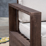 Outdoor Acacia Wood Club Chairs (Set of 2) - NH353603