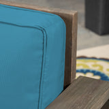 Outdoor Acacia Wood Club Chairs (Set of 4) - NH263603