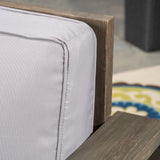 Outdoor Acacia Wood Club Chairs (Set of 2) - NH353603