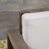Outdoor Acacia Wood Club Chairs (Set of 2) - NH353603
