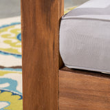 Outdoor Acacia Wood Club Chairs (Set of 2) - NH353603