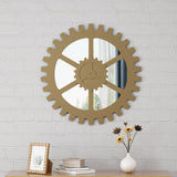 Industrial Gear Wall Mirror - NH835403