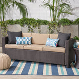 Outdoor Wicker 3 Seater Sofa - NH697403