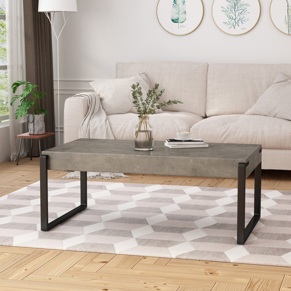 Modern Industrial Coffee Table - NH375603