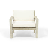 Outdoor Acacia Wood Club Chairs with Cushions (Set of 2) - NH860013