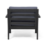 Outdoor Acacia Wood Club Chairs with Cushions (Set of 2) - NH370013