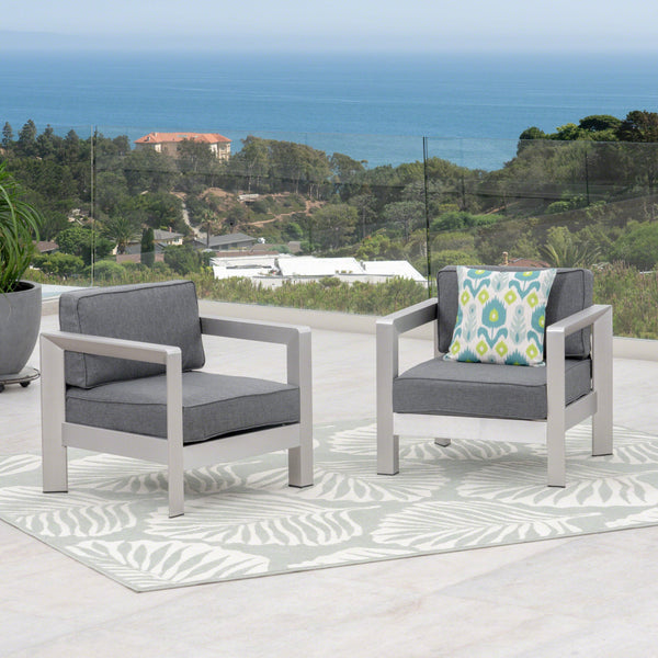 Outdoor Aluminum Club Chairs - NH264603