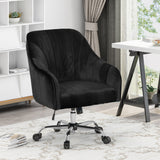 Glam Velvet Home Office Chair with Swivel Base - NH021903