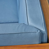 Outdoor Modular Acacia Wood Sofa with Cushions - NH196603