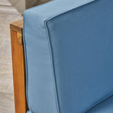 Outdoor Modular Acacia Wood Sofa with Cushions - NH196603