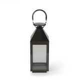 16" Modern Stainless Steel Lantern - NH572013