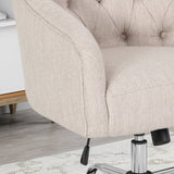 Tufted Home Office Chair with Swivel Base - NH411903