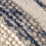 Wool and Cotton Pouf Ottoman - NH258903