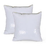 Glam Square Reversible Sequin Throw Pillow - NH712213