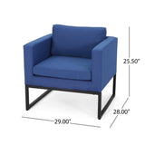 Modern Outdoor Upholstered Club Chair (Set of 4) - NH282013