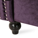 6 Seater Tufted Velvet Chesterfield Sectional - NH504013