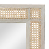 Boho Mirror with Wicker Caning - NH825113