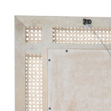 Boho Mirror with Wicker Caning - NH825113
