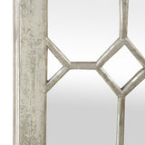 Traditional Arched Windowpane Mirror - NH055113