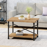 Modern Industrial Coffee Table - NH586113