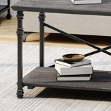 Modern Industrial Coffee Table - NH586113