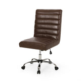 Contemporary Channel Stitch Swivel Office Chair - NH109313