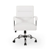 Modern Channel Stitched Swivel Office Lift Chair - NH029213