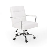 Modern Channel Stitched Swivel Office Lift Chair - NH029213