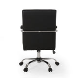 Modern Channel Stitched Swivel Office Lift Chair - NH029213