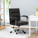 Modern Channel Stitched Swivel Office Lift Chair - NH029213