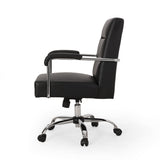 Modern Channel Stitched Swivel Office Lift Chair - NH029213