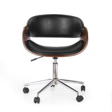 Mid-Century Modern Upholstered Swivel Office Chair - NH951413