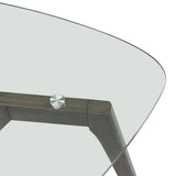 Mid-Century Modern Coffee Table with Glass Top - NH129313