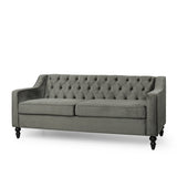 Modern Glam Tufted Velvet 3 Seater Sofa - NH680313